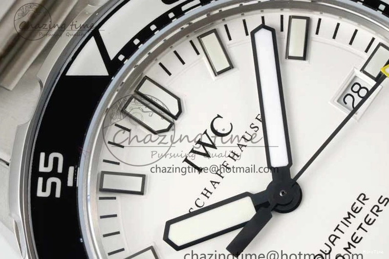 MIROTIME 0204 Youthful Aquatimer Automatic SS RSF 1:1 Best Edition White Black Dial on SS Bracelet A 7070